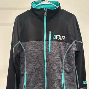 Women's Black and Gray Jacket